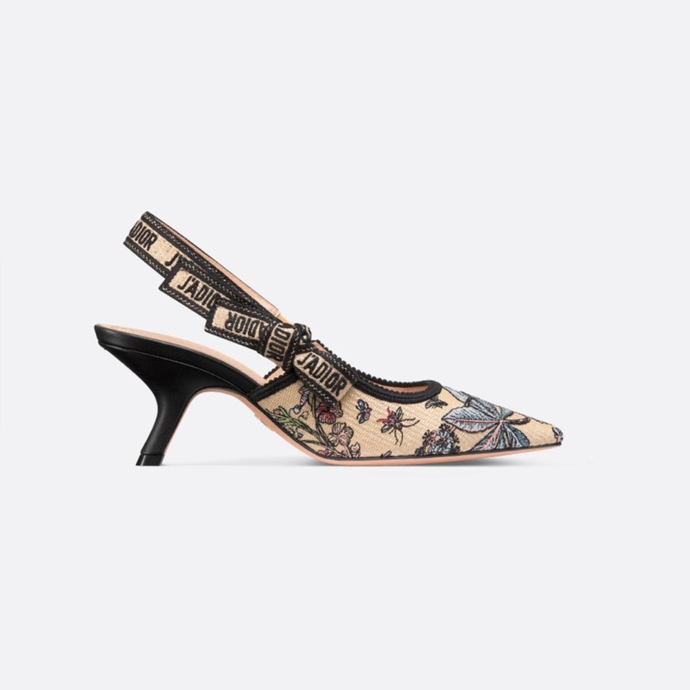 Christian Dior J'Adior Slingback Pump, Dior Cabinet de Curiosités motif